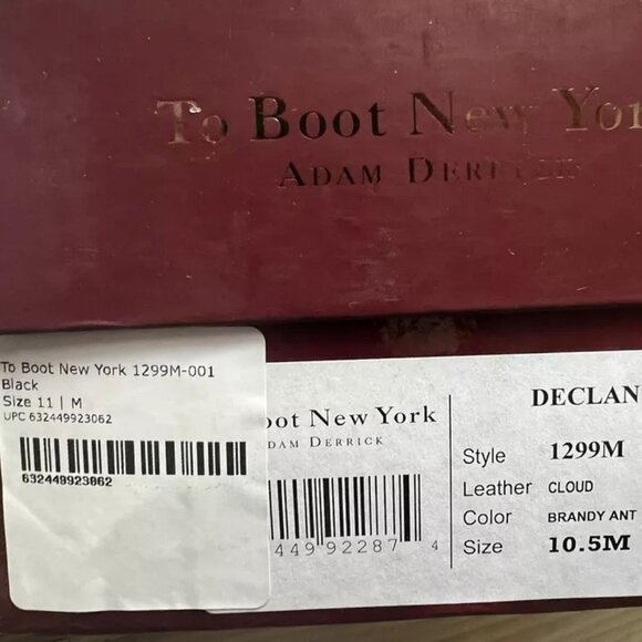 To Boot New York Declan Oxford Dress Shoe Black Size Mens 11 M main image 6
